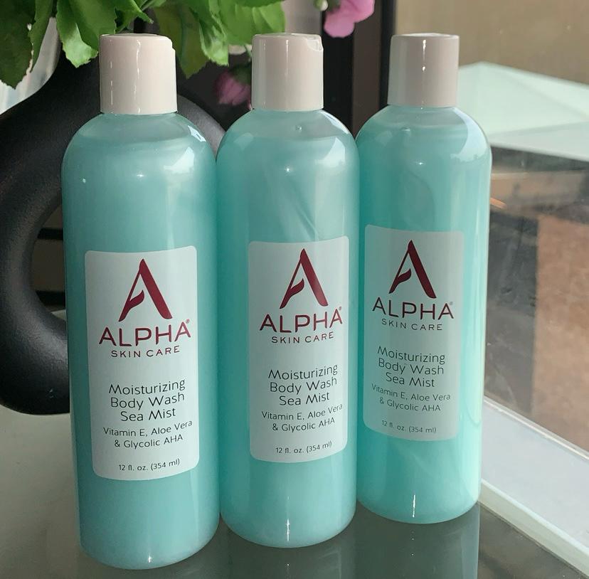 Alpha Moisturizing Body Wash Vitamin E, Aloe Vera & Glycolic AHA