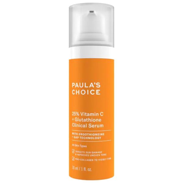 Paula's Choice  25% Vitamin C + Glutathione Clinical Serum for Brightening & Dark Spots - 30ml